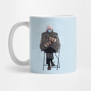 Bernie waiting for the change Mug